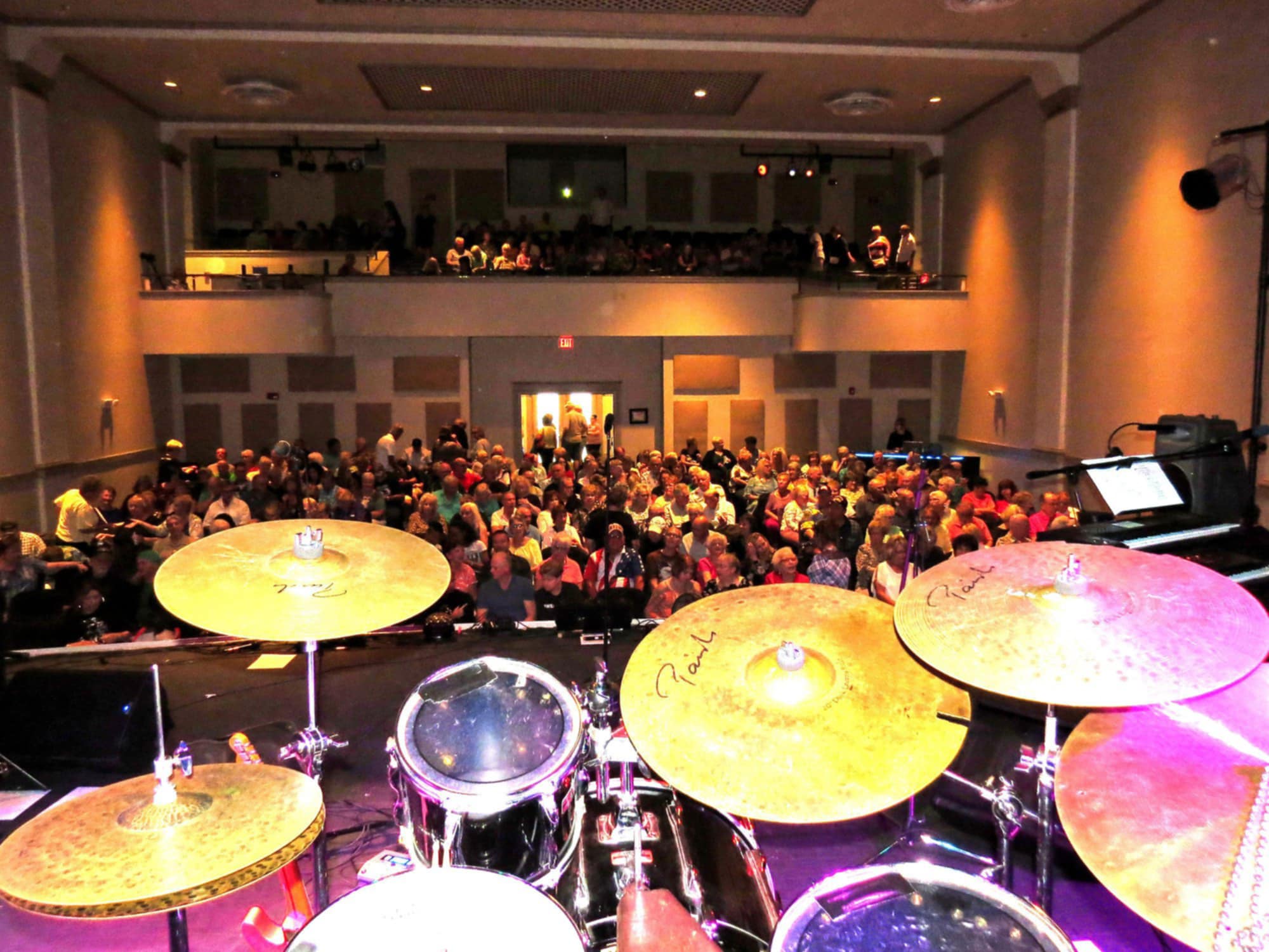 Audience during a concert at Ramon Theater in Frostproof, FL