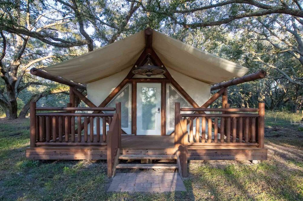 Luxe Glamping Tent at Westgate River Ranch Resort in Lake Wales, FL