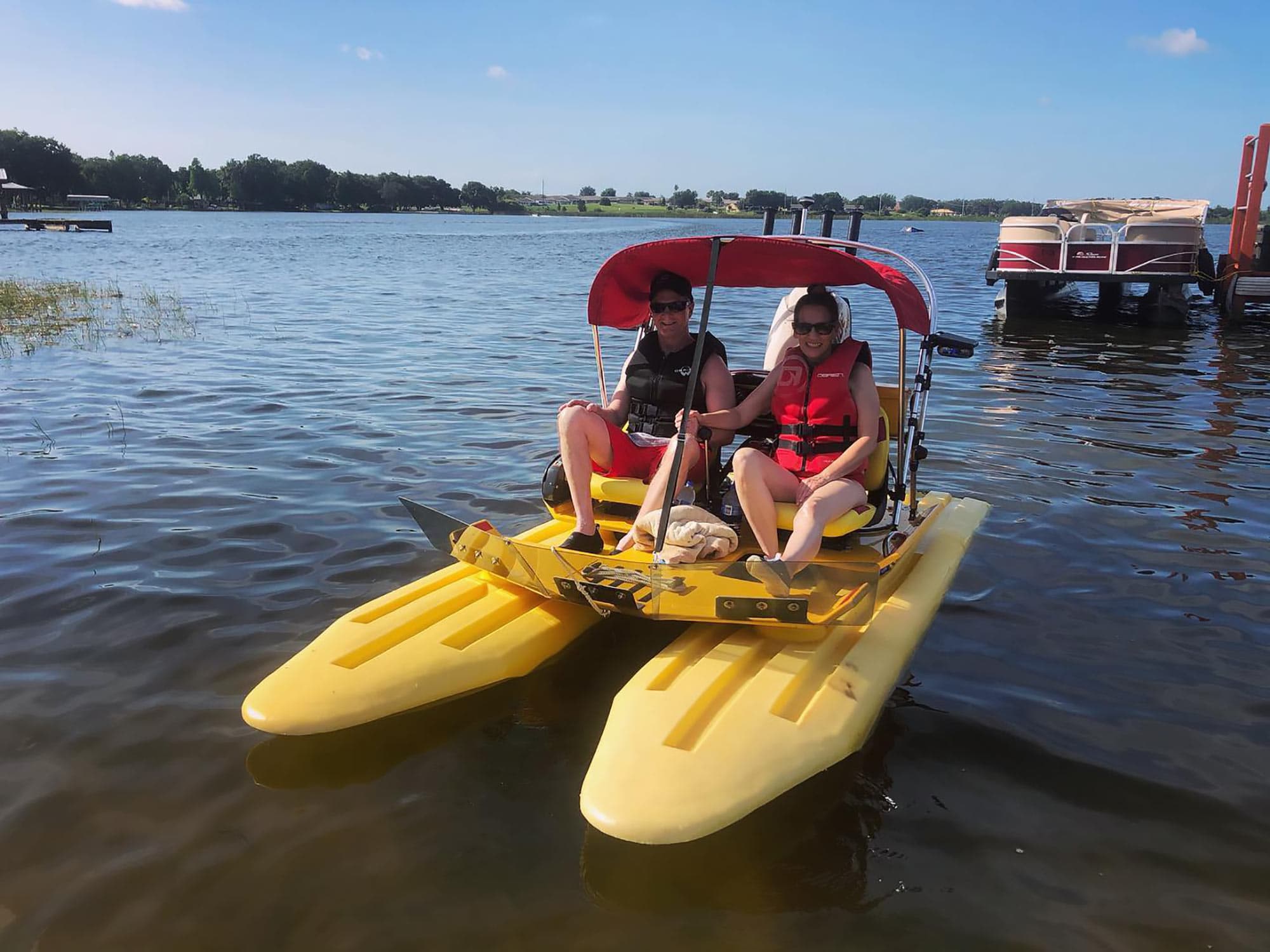 rent a CraigCat Compact Power Boat from Winter Haven Water Sports