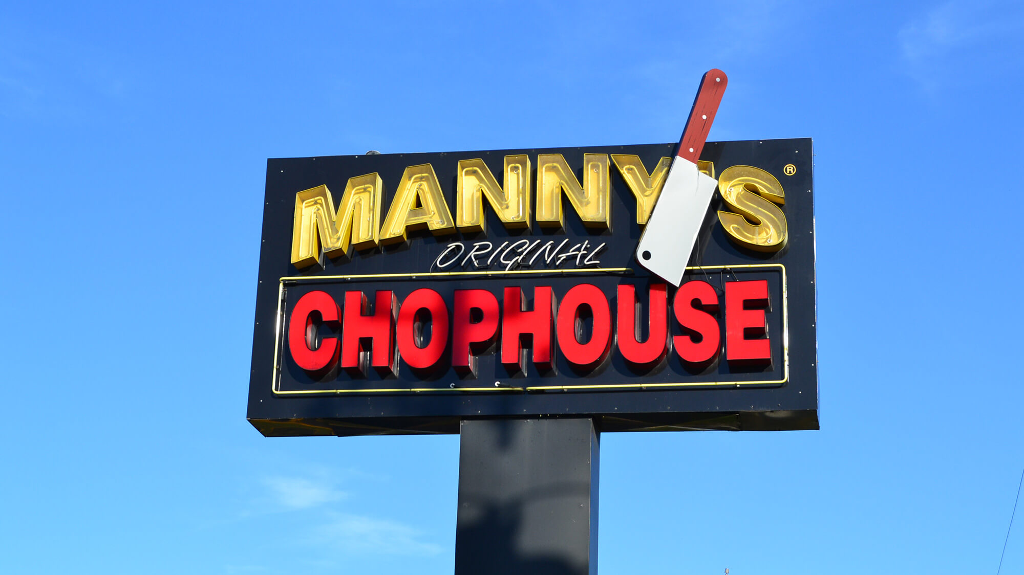 Manny's Original Chophouse sign