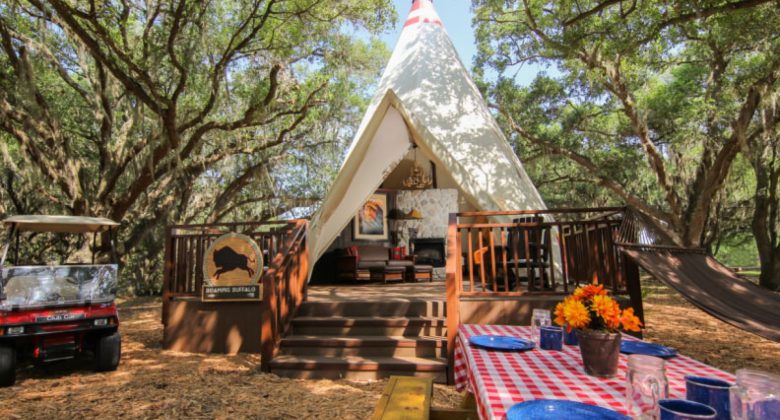 Teepee Glamping at Westgate River Ranch