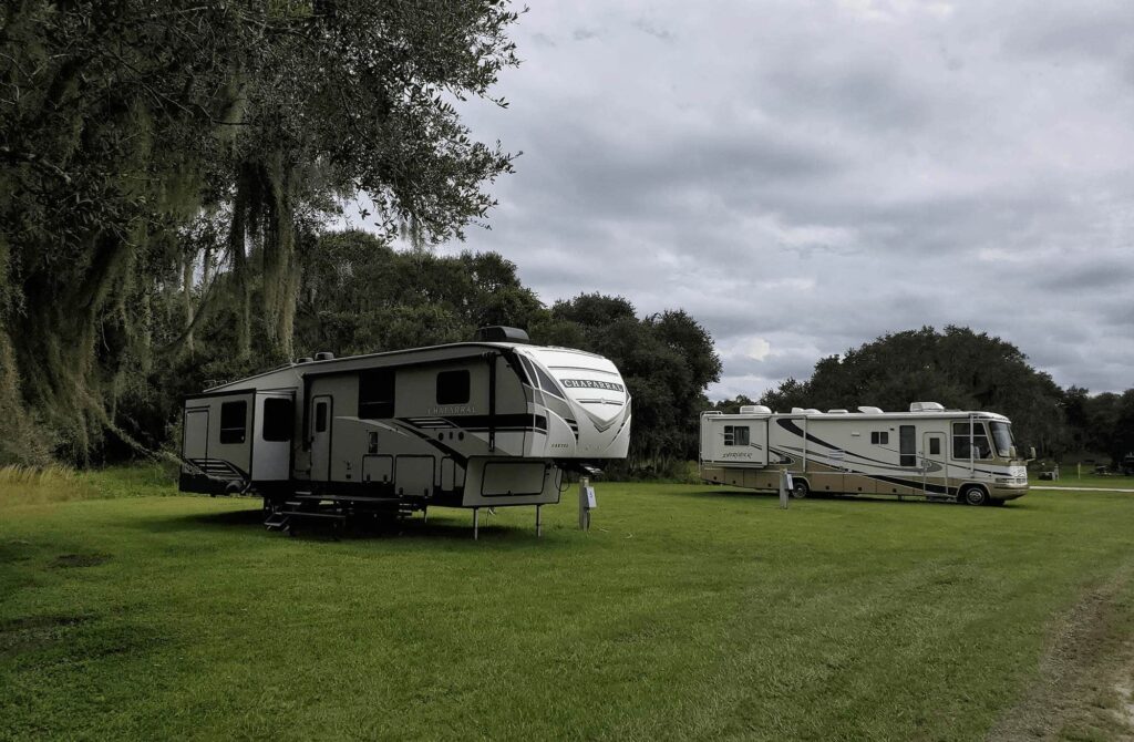 Coleman Landing Campground at Shady Oaks travel trailer 5th wheel travel trailer and motorhome
