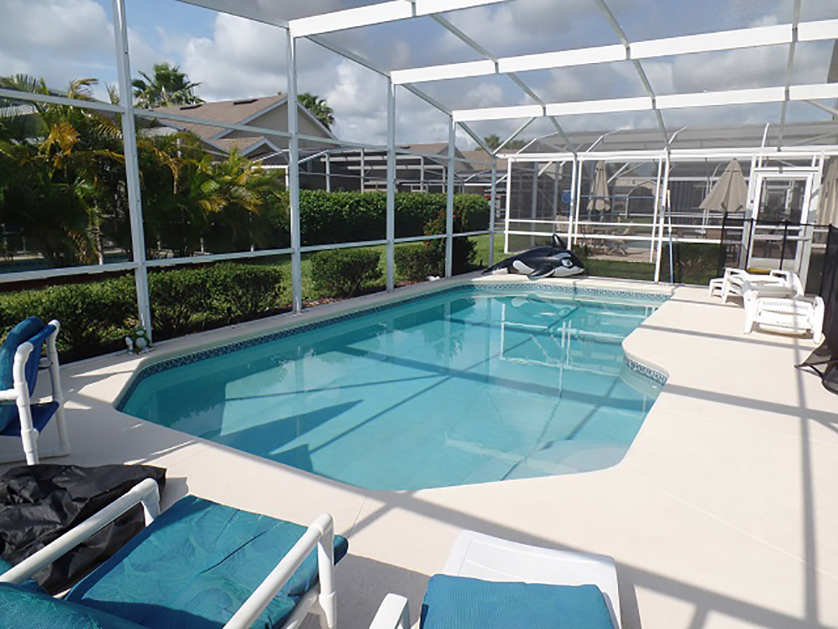 pool area of vacation rental home managed by Kellett Rentals