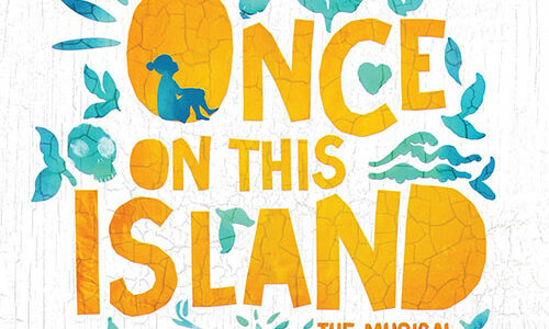 logo for Once on This Island, a musical presented by Theatre Winter Haven