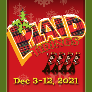 Plaid Tidings Poster for Small But Mighty Musicals Series